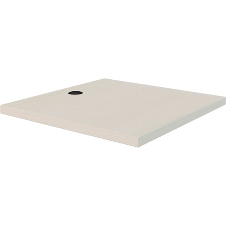 Global Industrial Interion Modular Partition Desktop, 24W x 24D, White Ash 695925WH
